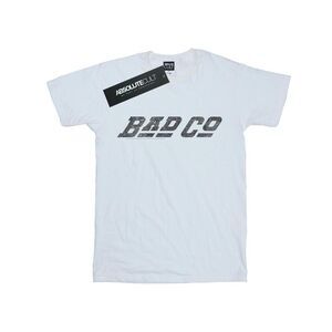 Bad Company Mens Straight Logo T-Shirt / White